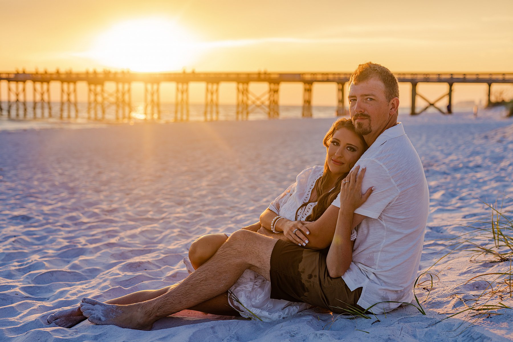 Panama City Beach Engagement Photos - Elles Photography Studio