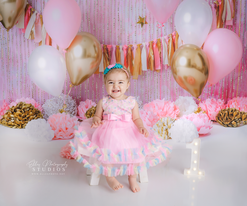 Photo Shoot Studio Near Me - Elles Photography Studio Panama City Beach, Florida - Baby’s 1st Birthday