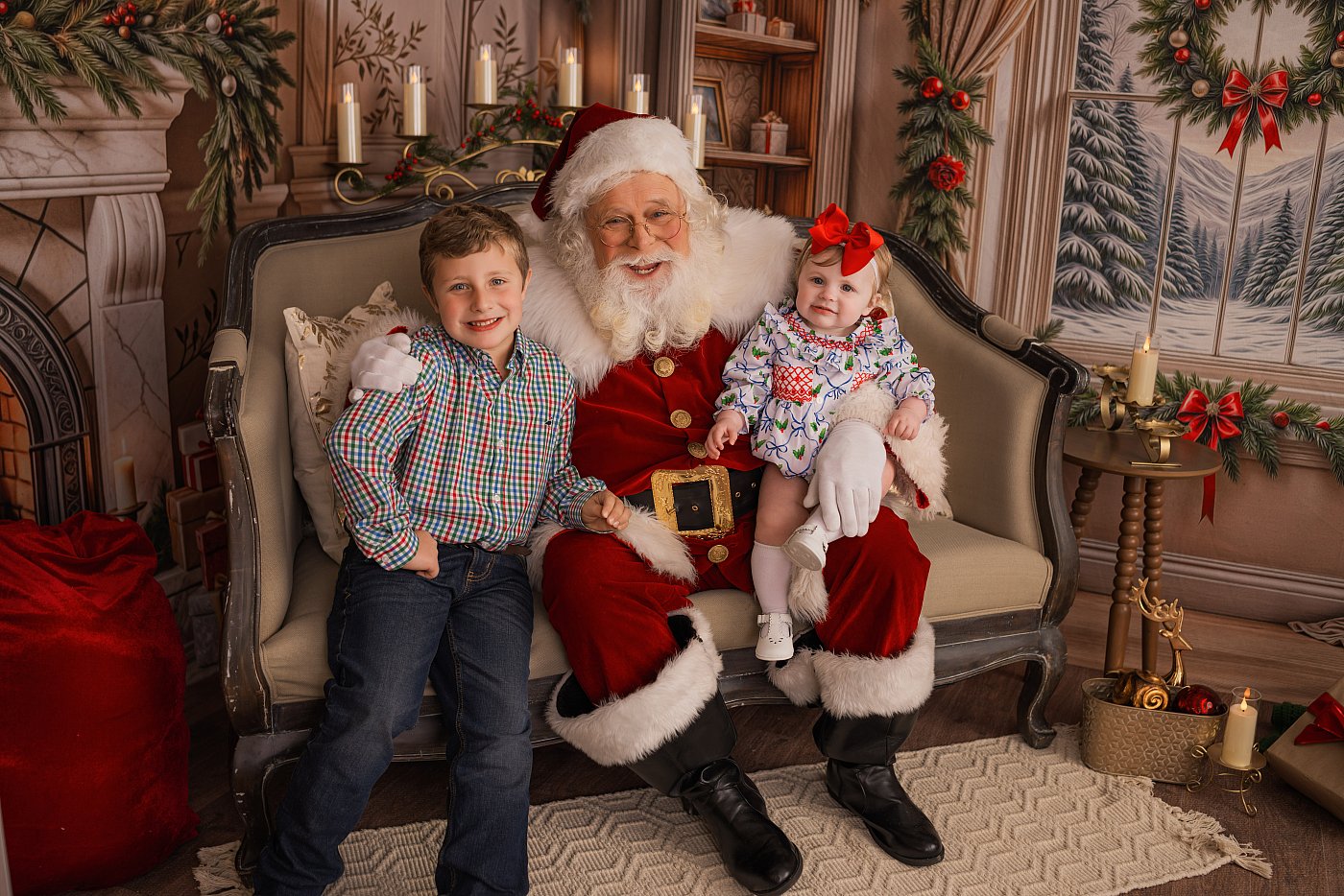 Santa Mini Session Photo Shoot